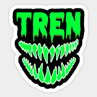 Tren (Green) Sticker